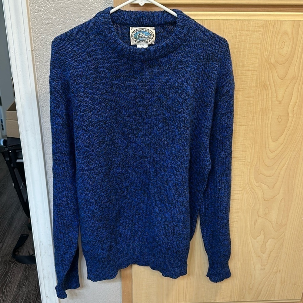 Vinatge environmental made in USA wool sweater men’s extra large 1980s